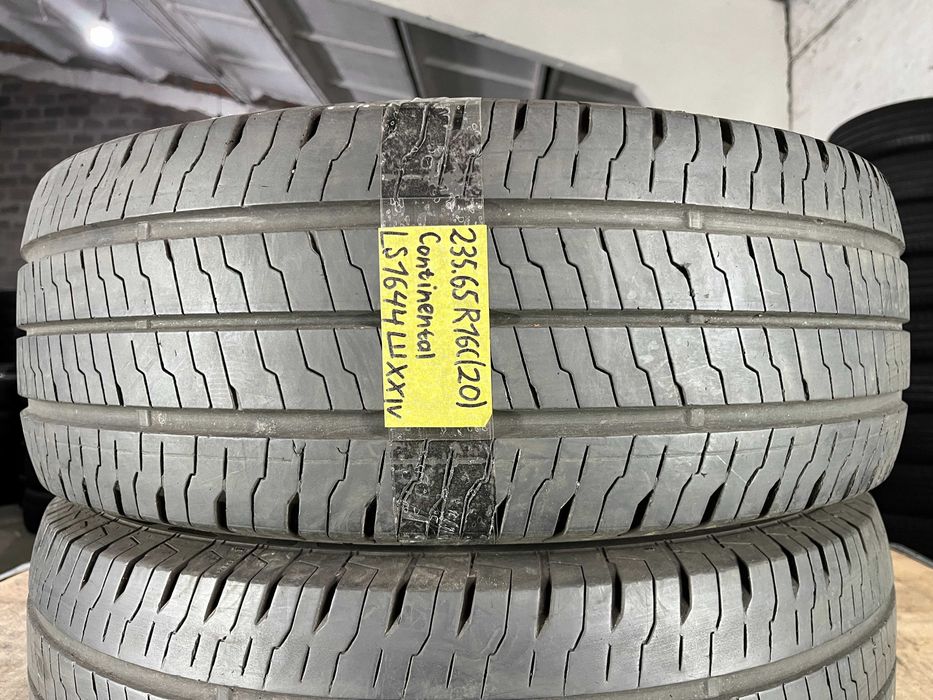 LS1644 Літні шини 235/65r16c Continental VanContact Eco пара резина р16