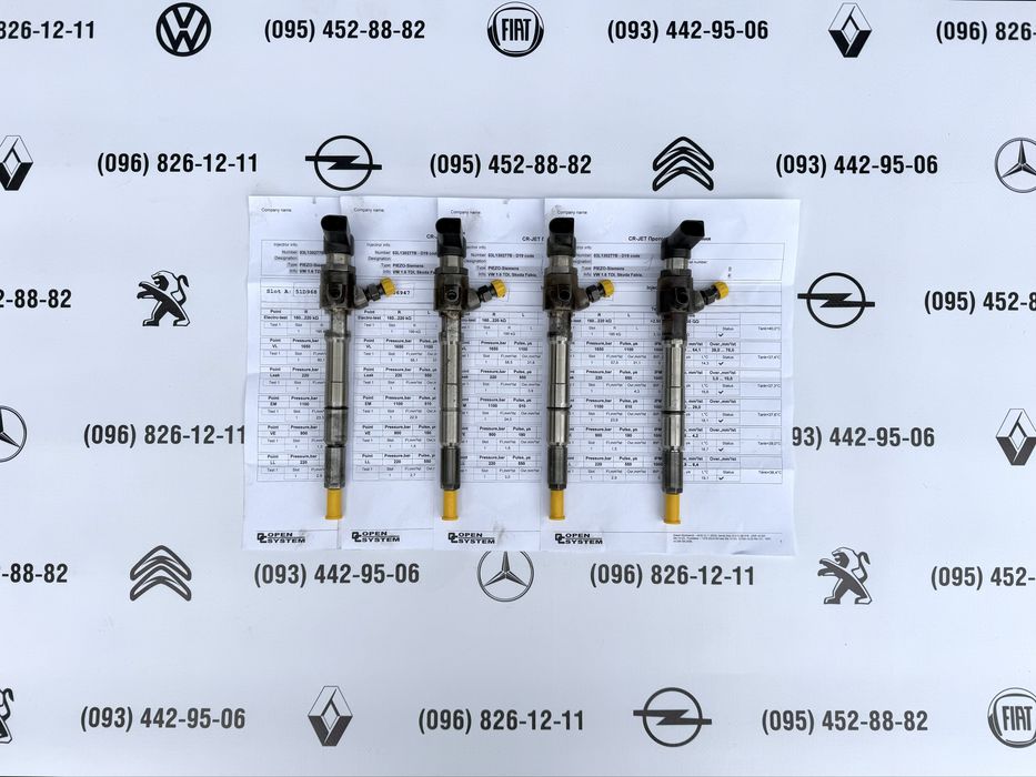 03L130277B форсунки 1.6 VW Caddy Touran Golf форсунка Кеді Тоуран Голь