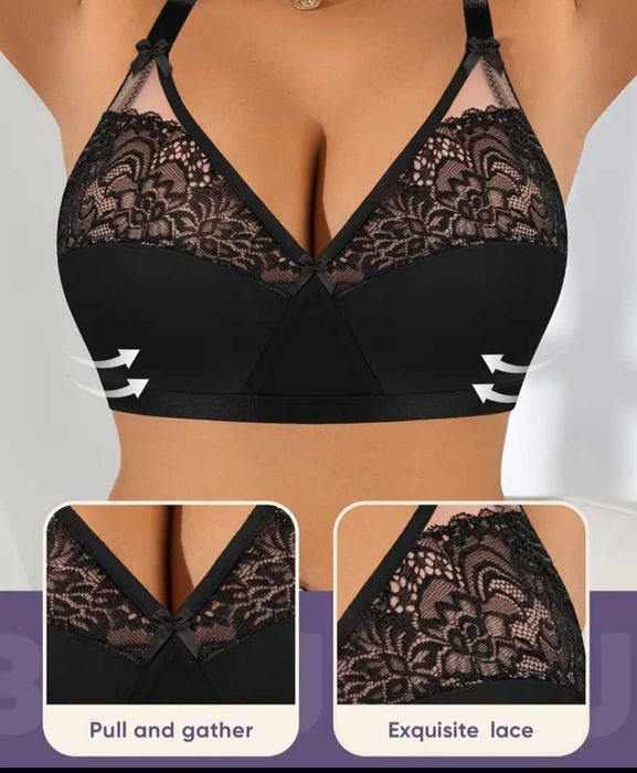 Бюстгальтер без кісточок D E обьєм 115-130см