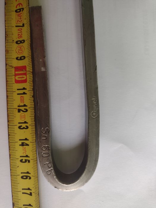 Lut cyna Sn 60 Pb 7x7x250  3 sztuki
