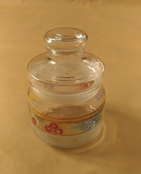 Frasco Vidro Com Tampa