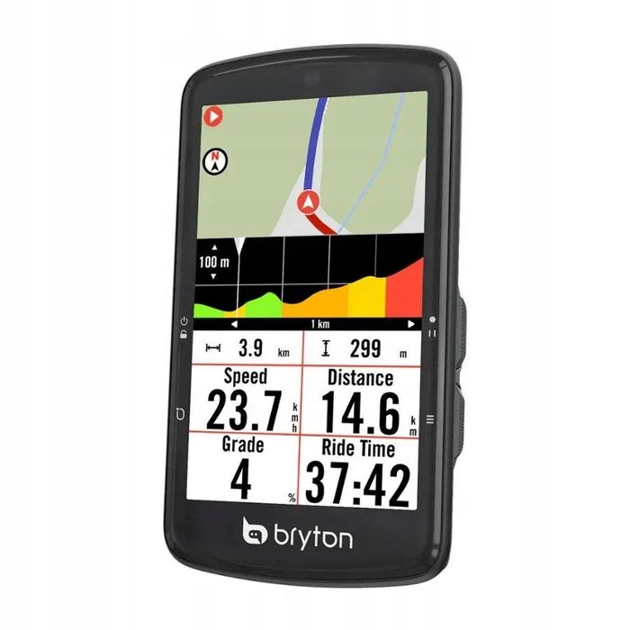 outlet licznik rowerowy bryton gps rider s810e z ekranem lcd 3,5"