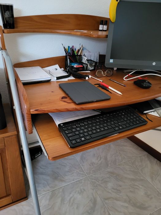 Secretária pinho mel