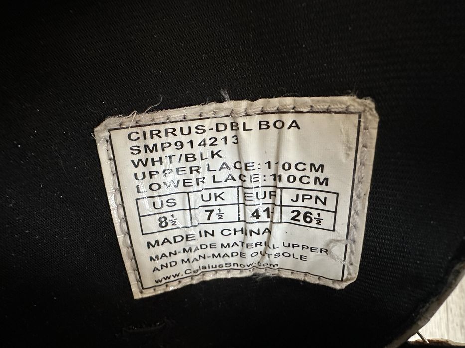 Сноубордические ботинки CELSIUS CIRRUS-DBL BOA