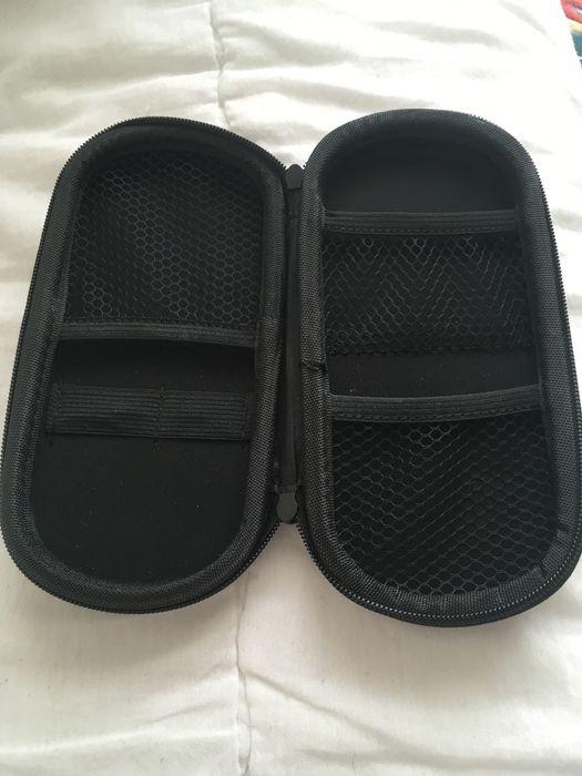 PSP Bolsa PlayStation portable esponjada c/ fecho e bolsas para discos