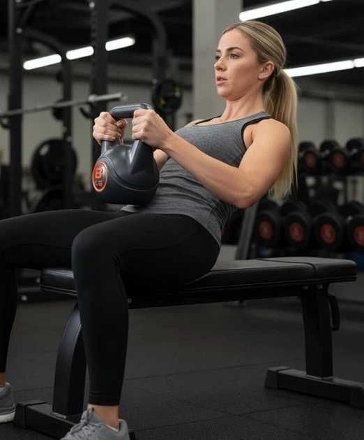 Гиря 8 кг спортивна вініл гири гирі | усі ваги від 2 кг до 20 кг