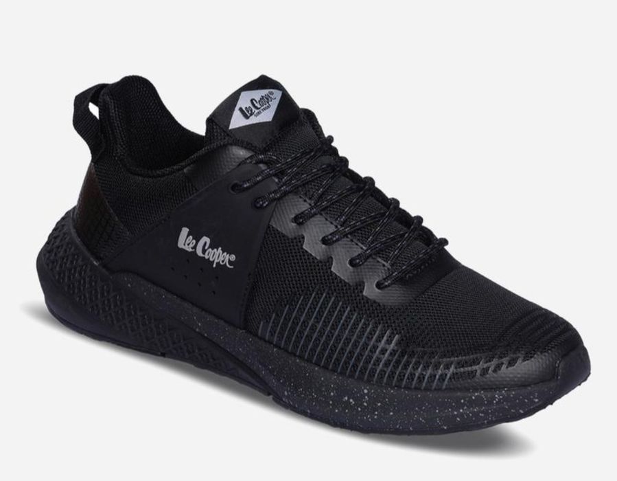 Кросівки Lee Cooper чорні сітка текстиль унісекс.