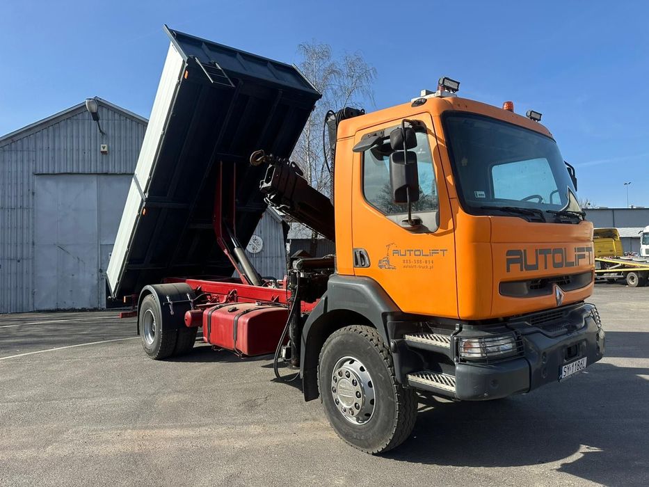 Renault KERAX  HDS HIAB kiper wywrotka