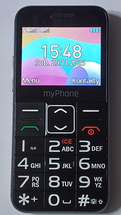 myPhone Halo 3 LTE dla seniora z latarką i SOS -idealny zestaw