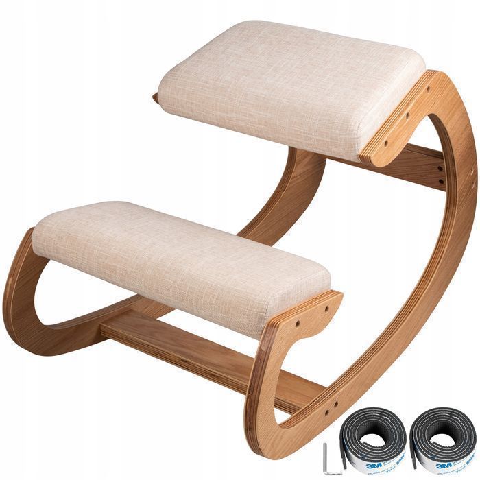 Vevor ergonomiczny stołek klęczący regulowany mocny 100kg wygodny