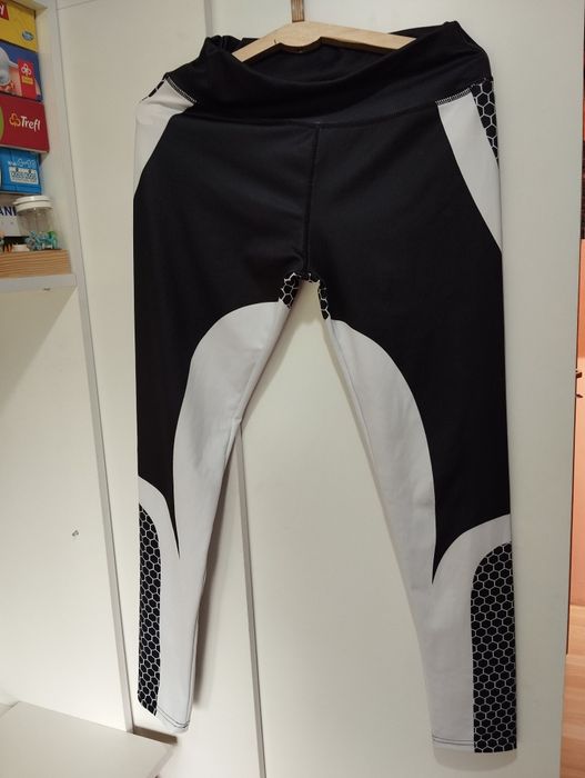 Legginsy damskie spodnie getry M