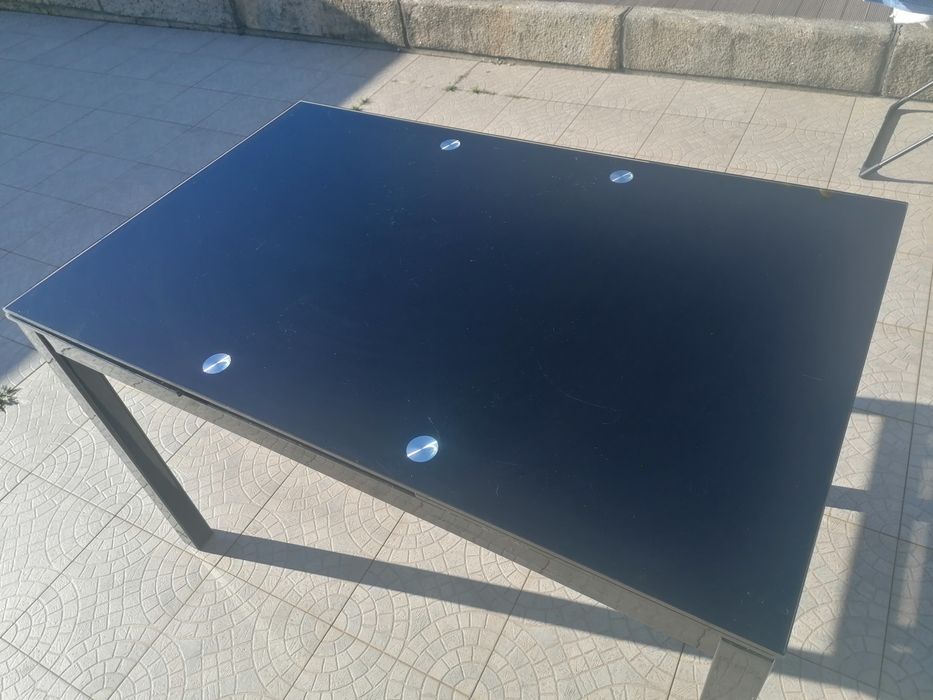 Mesa em vidro extensivelll