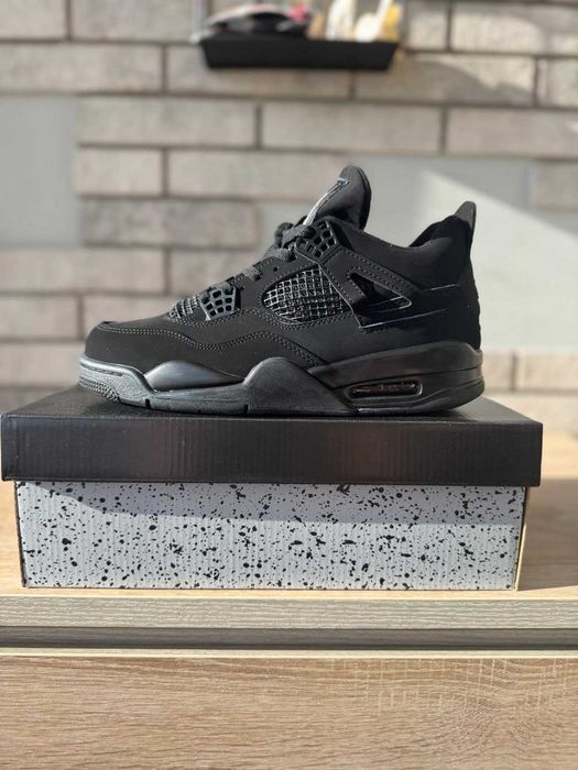 Jordan 4 Retro Black Cat кросівки 36 - 45