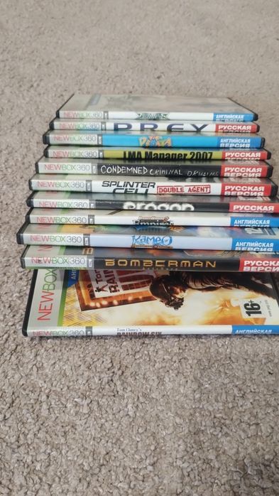 Продам ігрові диски X Box 360 ціна за все