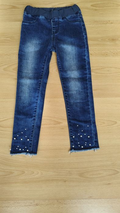 Spodnie dziewczęce 128