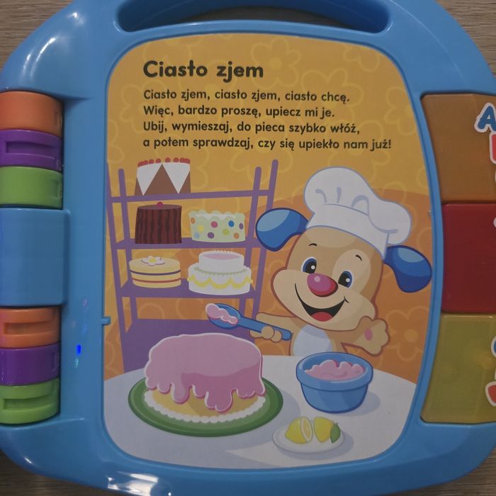 Książka z wierszykami Fisher Price