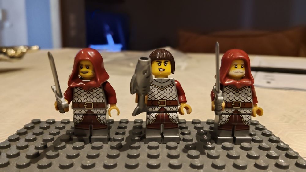Lego 3 minifiguras Castle Kingdoms