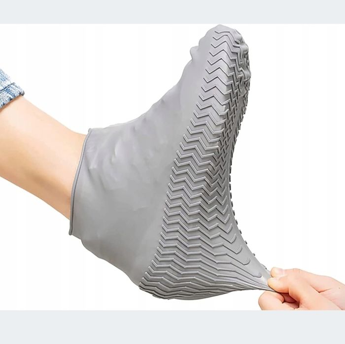 NAKŁADKI POKROWCE OSŁONKI BUTÓW przeciwdeszczowe wodoodporne 35-39