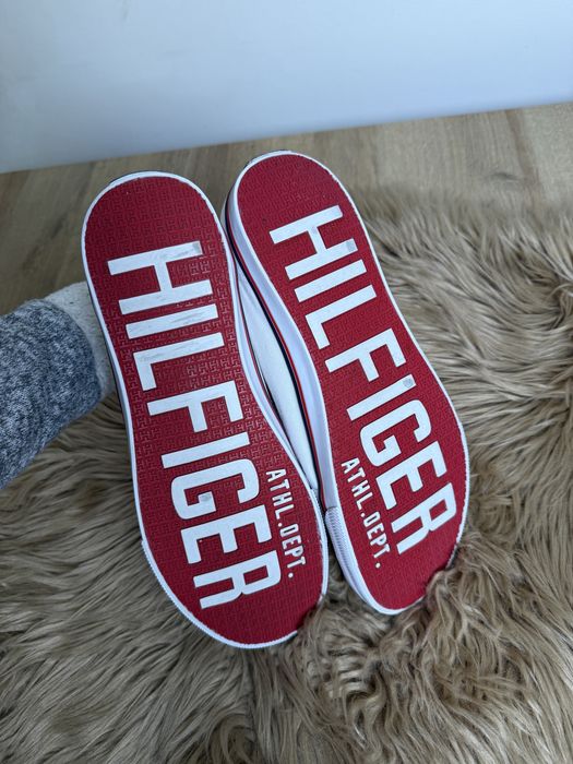 Oryginalne wsuwane espadryle naturalne Tommy Hilfiger