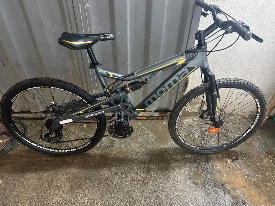 Bicicleta de Montanha Moma Bikes Equinox 26" 5.0 (Suspensão Dupla) – Como Nova