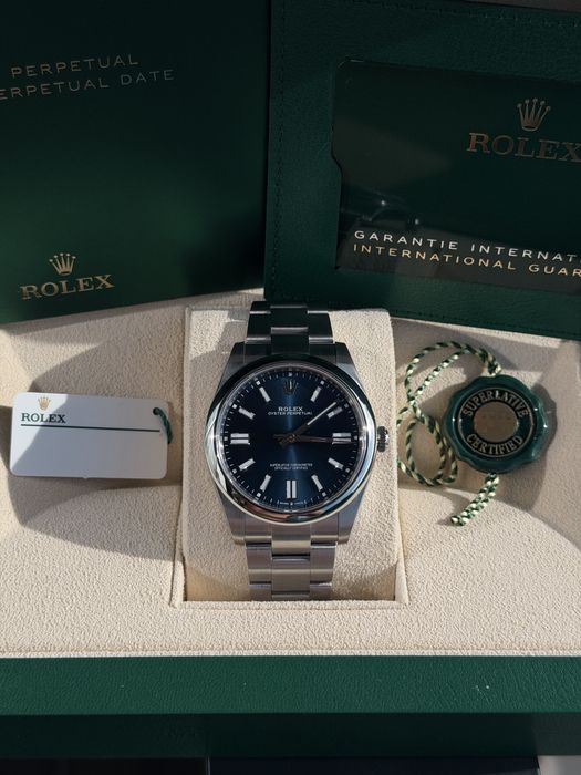 Rolex Oyster Perpetual 41 Ref. 124300 Blue Dial 2022