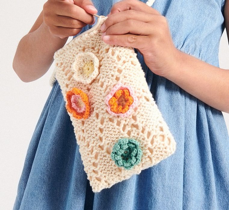 Szydełkowa torebka dla dziewczynki prezent