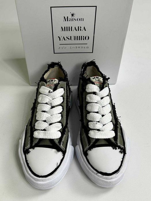 Maison Mihara Yasuhiro MMY кеды зеленые кеди зелені green 40 42 43