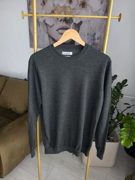 Mario conti sweter męski 100% merino wool M