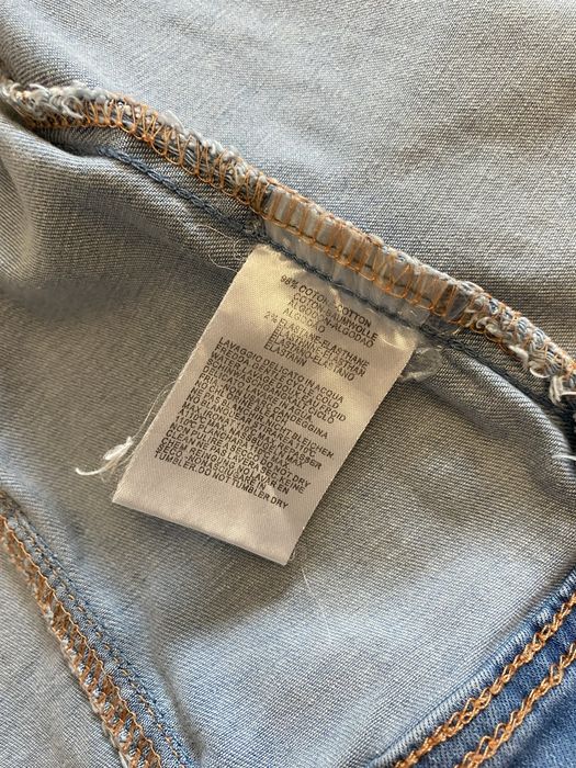 Katana jeans z rekawami z koronki