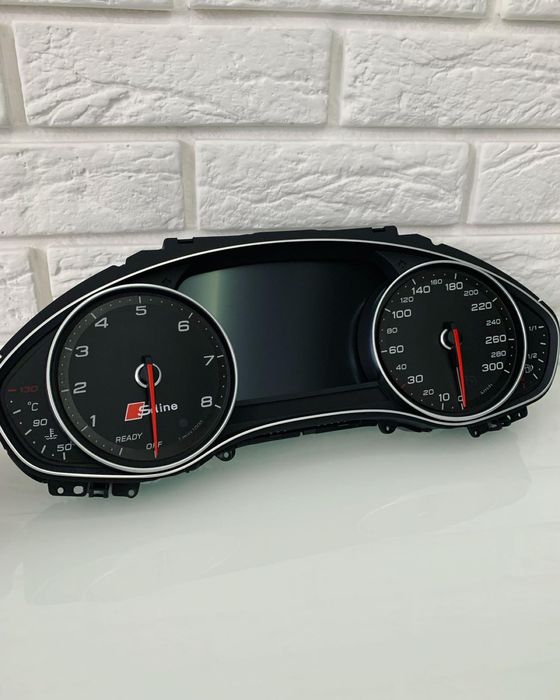 Audi переделка спидометра на Европу, шкалы, вставки приборки