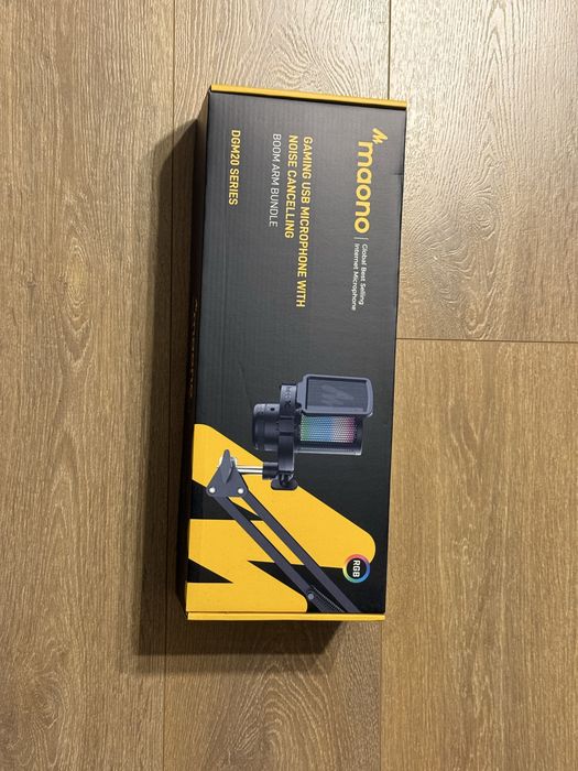 Profesjonalny Mikrofon Studio z wysięgnikiem / ramie / popfiltr usb-C Maono