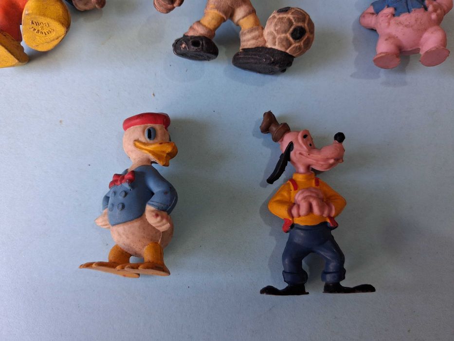 5 Bonecos PVC Disney marca Bully / M&B anos 80