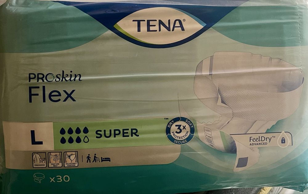 Подгузники для взрослых TENA ProSkin Flex Super L (30 шт.)