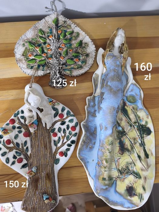 Anioł ceramiczny  pamiątki kolekcja zawieszka wyprz