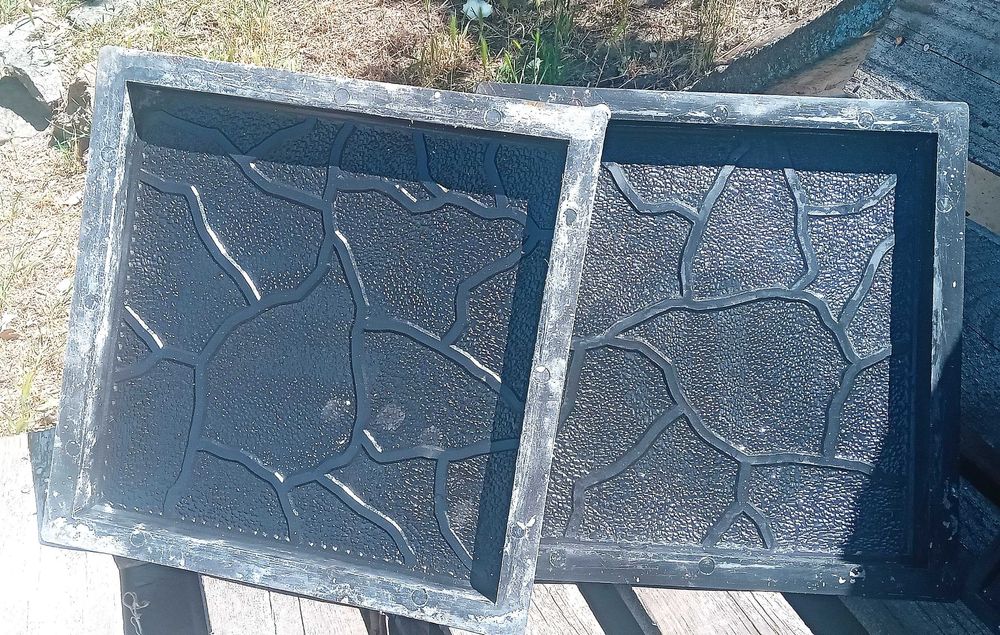 Формы  для тротуарной дорожки 9 шт. 300х300х30 мм