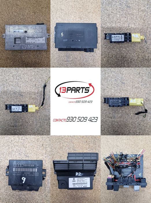 Diversos Modulos Eletronicos Caixas Fusiveis Audi