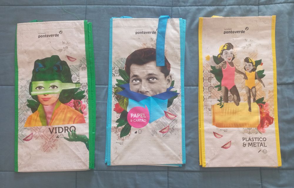 Sacos reciclagem Margarida Girão