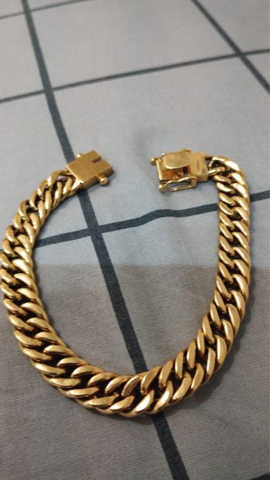 Ouro 18k. Fio+Pulseira.