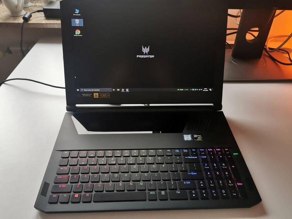 Laptop Gamingowy Acer PREDATOR GTX 1080 8GB i7 7Gen SSD 120HZ 16Ram