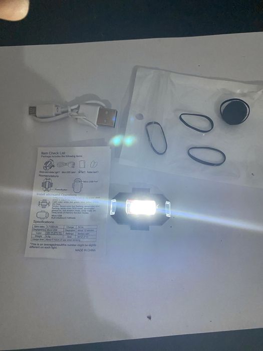 LED para DRONES e para bicicletas