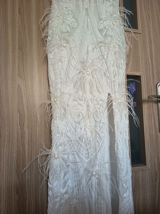 Sukienka ślubna raczej M, nowa
