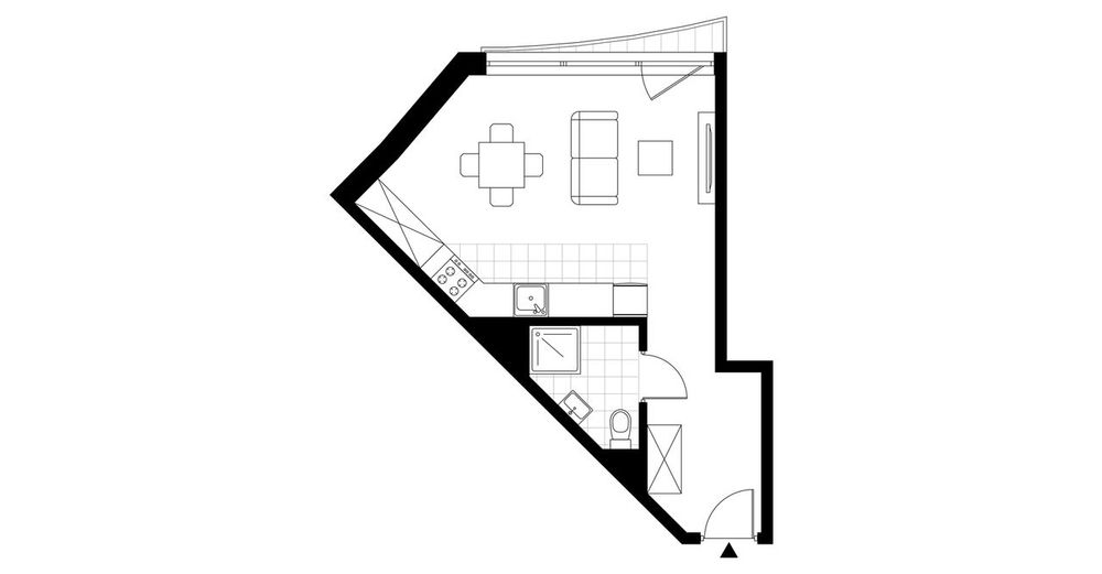 1-pokojowe mieszkanie 33m2 + balkon Bez Prowizji