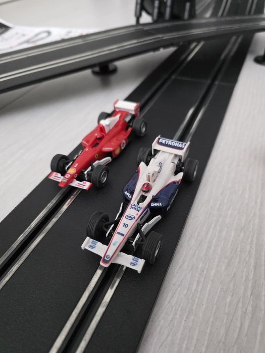 Robert Kubica, Michael Schumacher, tor Carrera Go, BMW Sauber, Ferrari