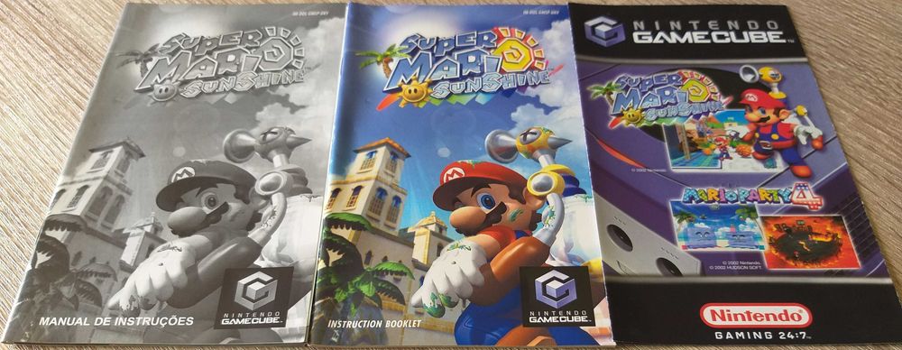 Caixa Nintendo Wii + manuais jogos Game Cube