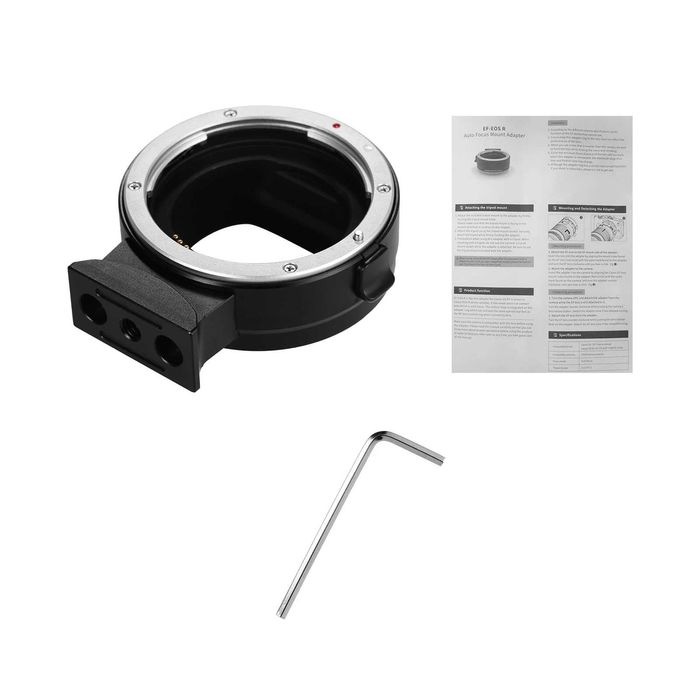 Перехідник Andoer EF-EOSR Canon EF–RF автофокусний адаптер переходник