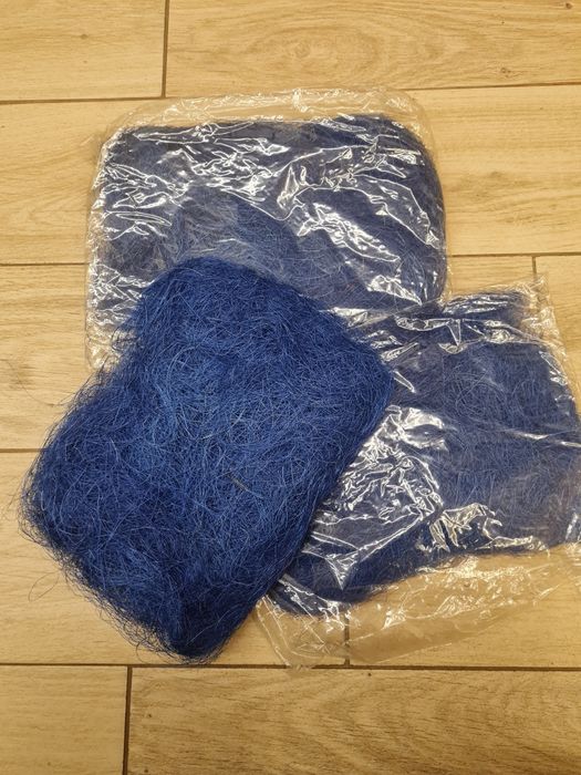 Sizal sianko sizalowe dekoracyjne 30g niebieskie