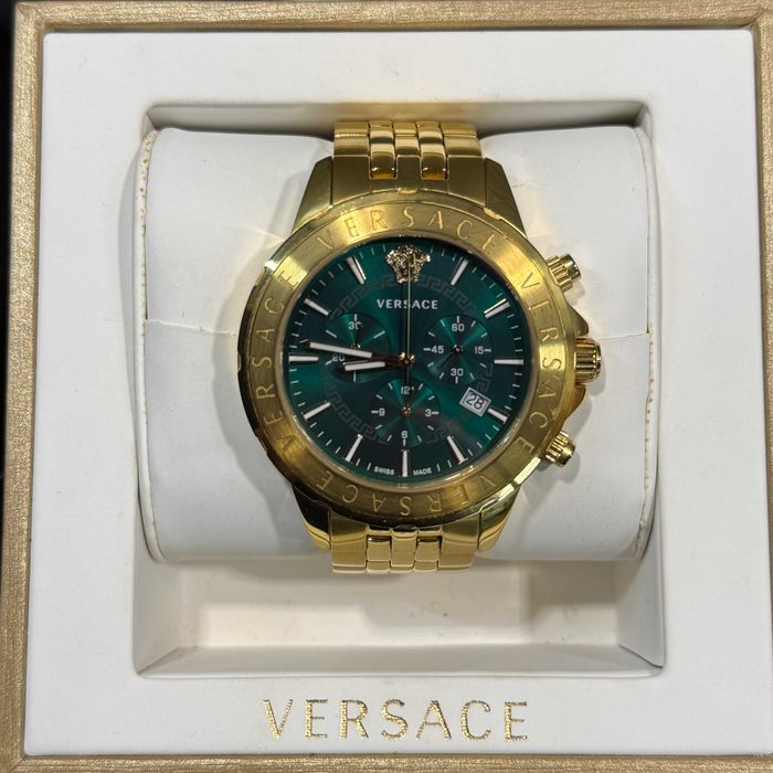 NOWY Zegarek VERSACE Chronograph Signature 44mm SWISS MADE Szafir 5ATM