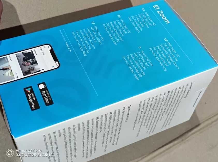 KAMERA IP obrotowa Niania REOLINK E1 ZOOM 5 MPx 355° Wifi FULL HD PIR