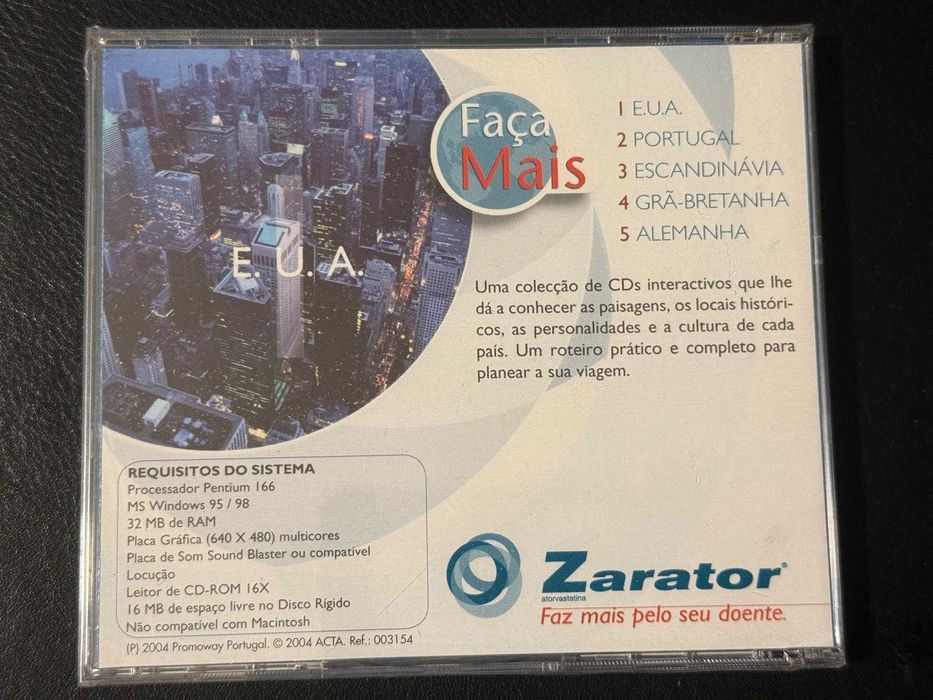 Coleção de 5 CDs. interativos de vários países