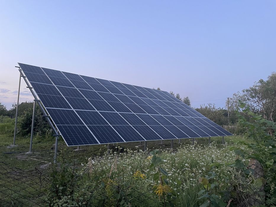 Монтаж сонячних панелей Інвертор Longi Deya  Trina Solar